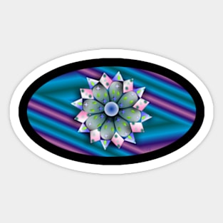 Fractal Flower Sticker